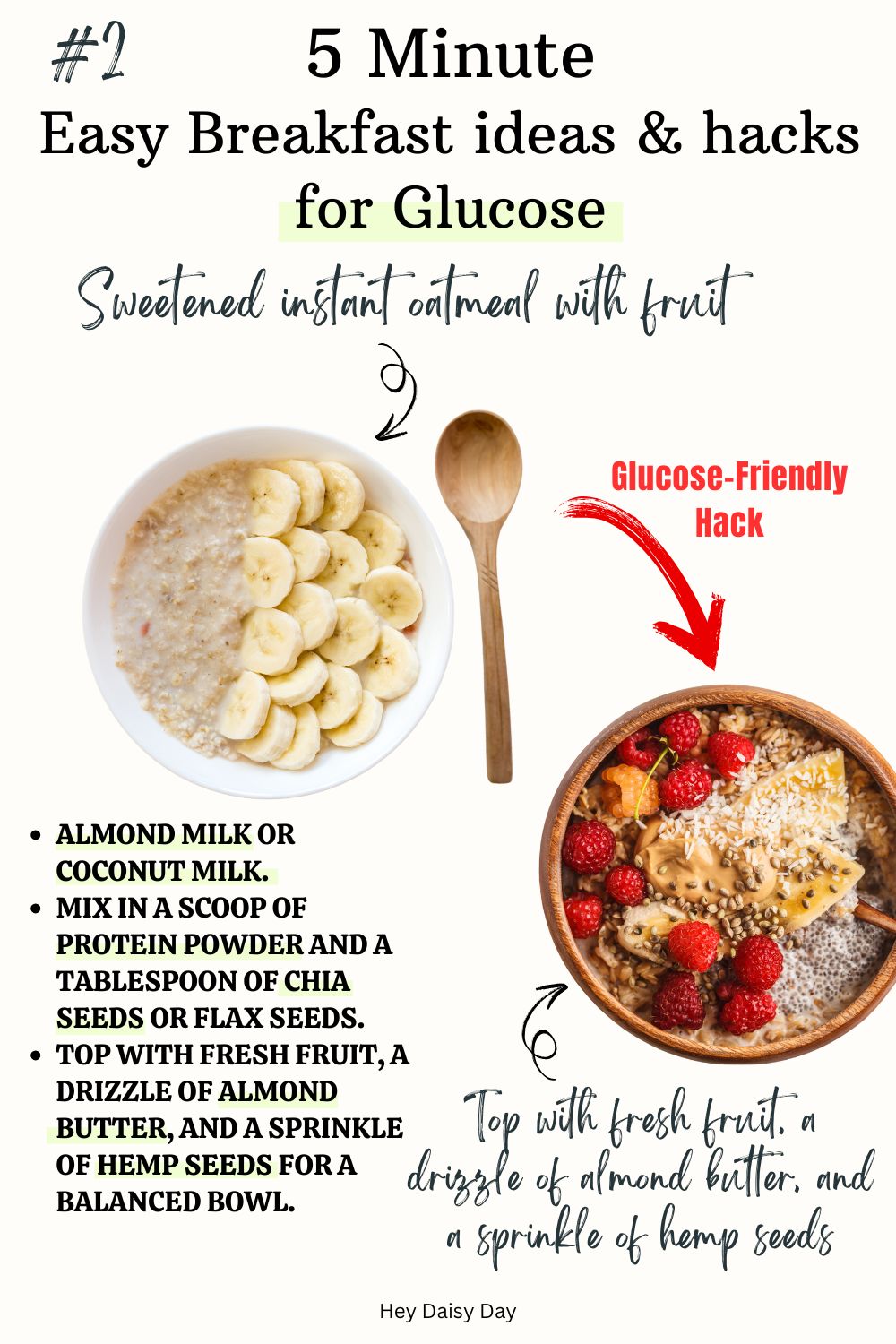 oatmeal glucose hack